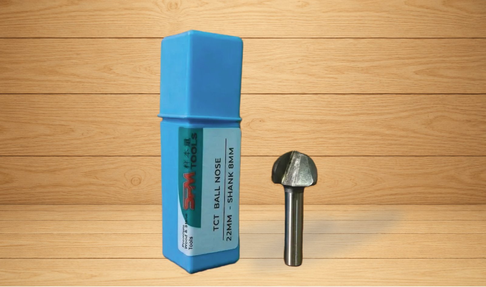 TCT BALL NOSE 22MM - SHANK 8MM